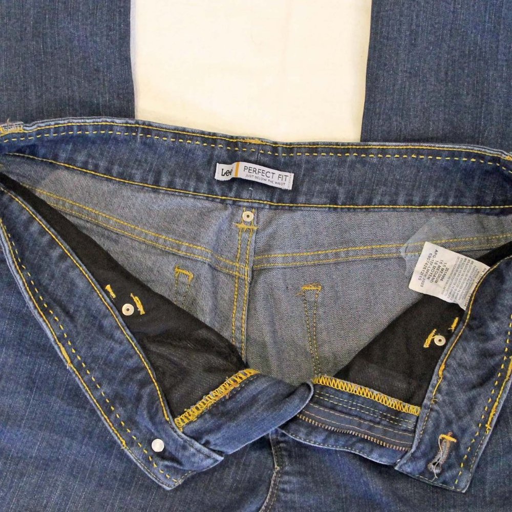 Lee's Perfect Fit Jeans size 16 Medium - Picture 5 of 9